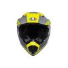 AGV AX9 Pacific Road (matná) adventure helma šedá/fluo-žlutá vel.XS